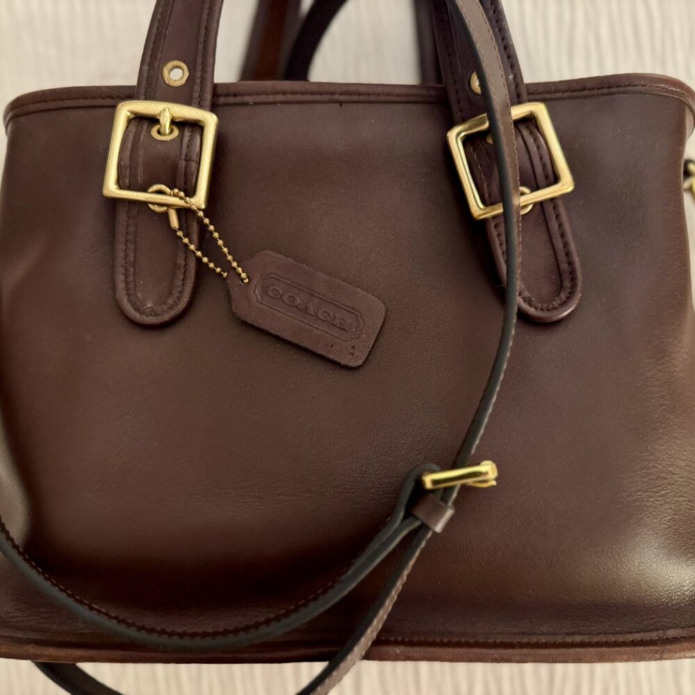 [VINTAGE] 1998 Coach Legacy Satchel (#9063), Mahogany - Picture 2 of 8